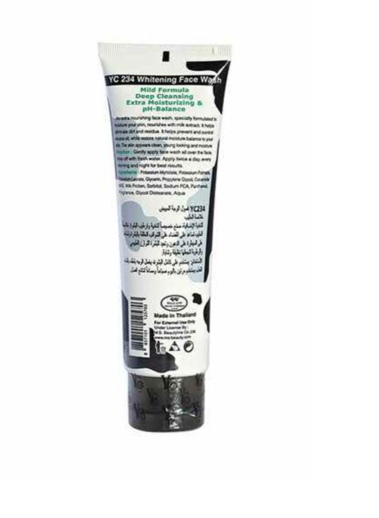 YC 2-Piece Milk Whitening Face Wash 100ml - Image 3